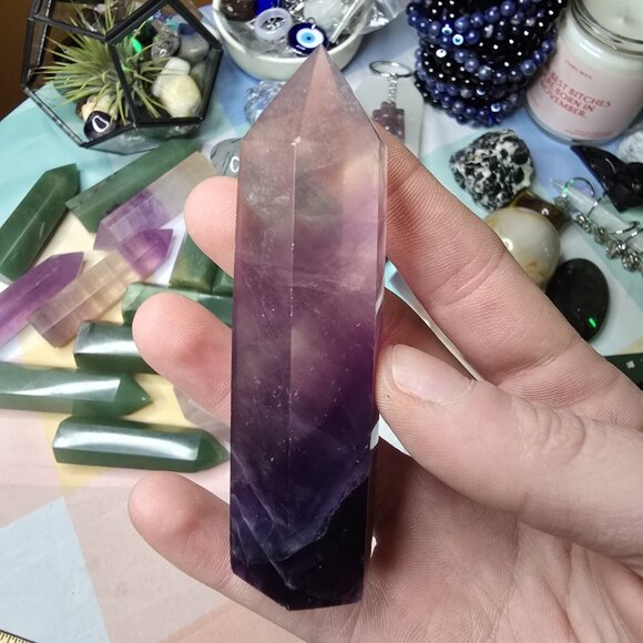 Fluorite Crystal Tower - Picture 2 of 5